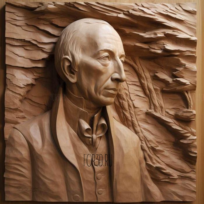 James Hutton 3 stl model for CNC